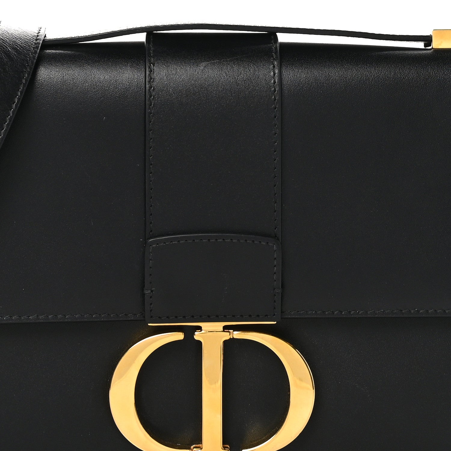 Christian Dior Box Calfskin 30 Montaigne Flap Bag Black 8 of 11
