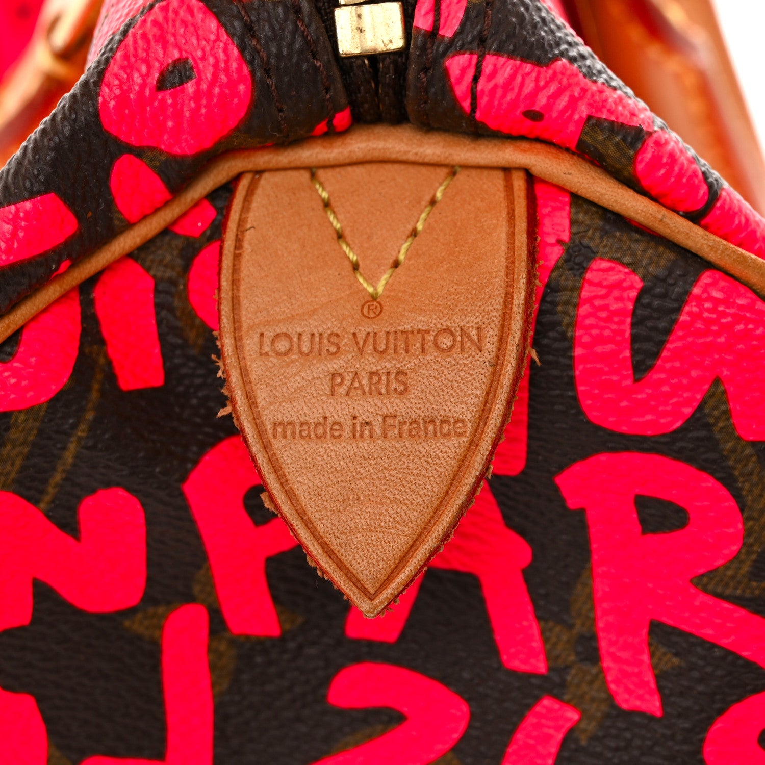 Louis Vuitton Monogram Graffiti Speedy 30 Fuchsia 6 of 14