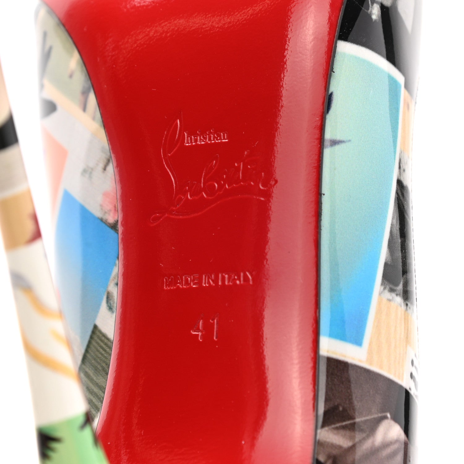 Christian Louboutin Patent Collage So Kate 120 Pumps 41 Multicolor 6 of 9