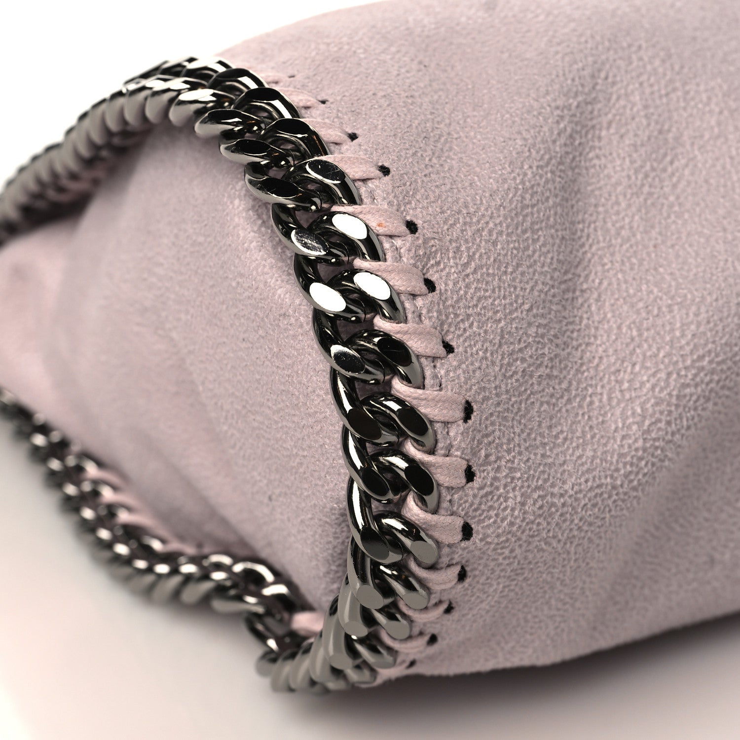 Stella McCartney Shaggy Deer Mini Falabella Fold Over Tote Pink 6 of 7