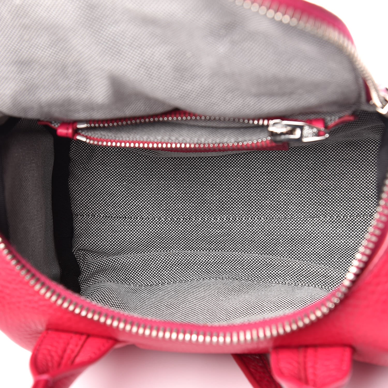 Alexander Wang Pebbled Lambskin Mini Rockie Fuchsia Rhodium Hardware 7 of 10