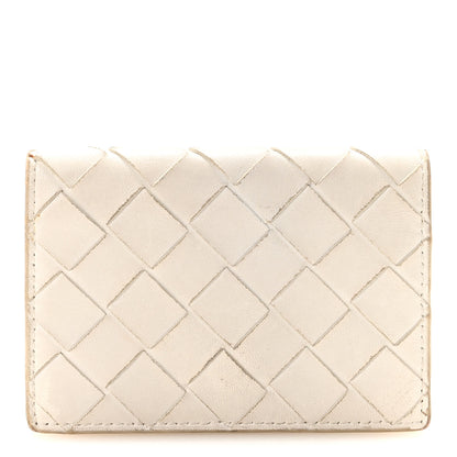 Bottega Veneta Nappa Intrecciato Card Holder White 1 of 7