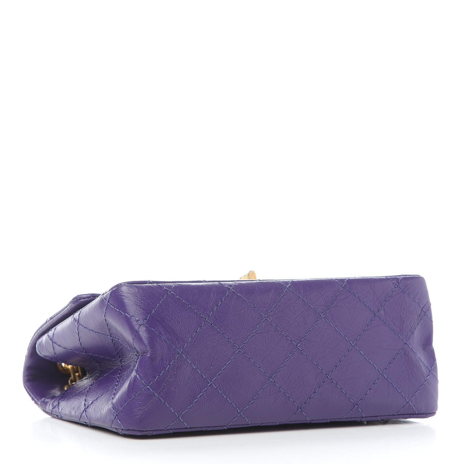 Chanel Aged Calfskin Quilted 2.55 Reissue Mini Flap Purple 4 of 10