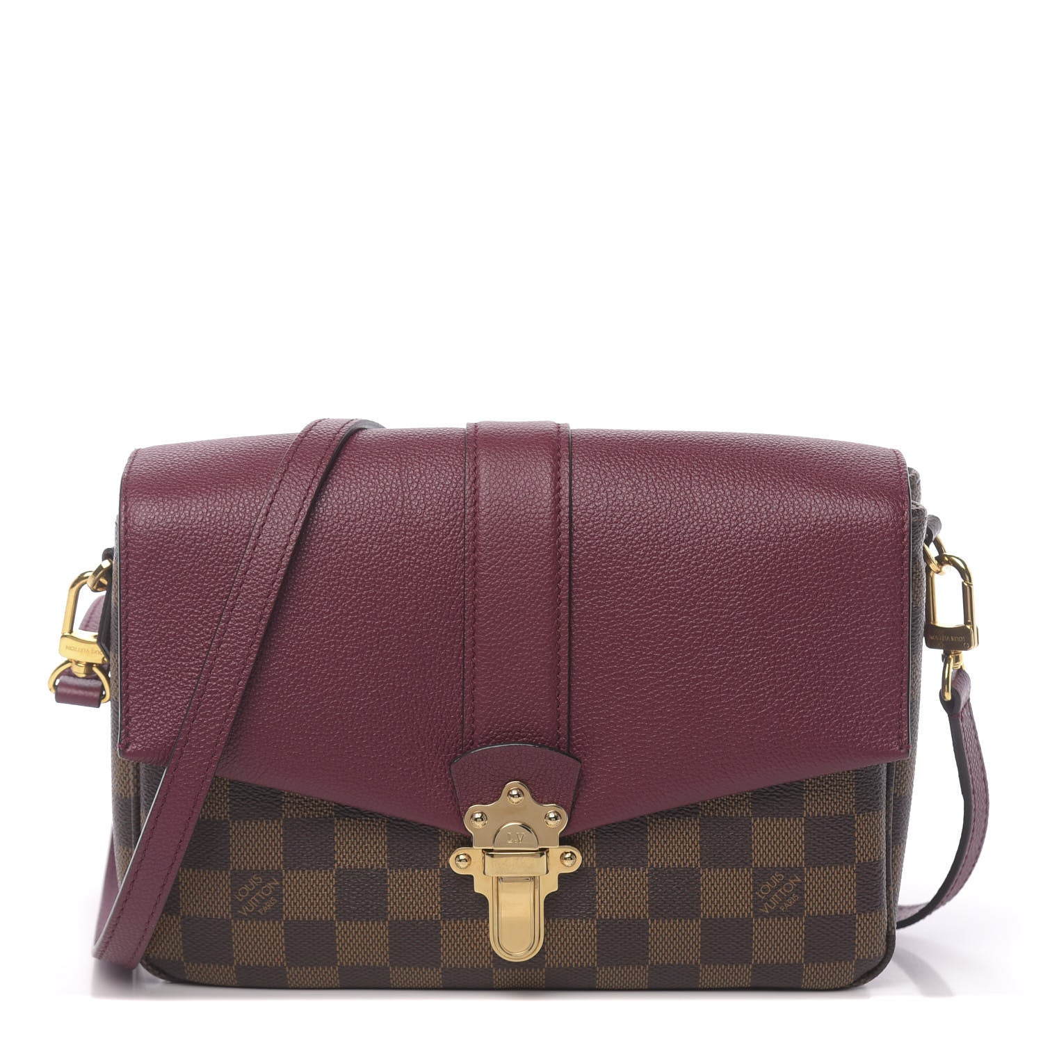 Louis Vuitton Damier Ebene Clapton Raisin 1 of 10