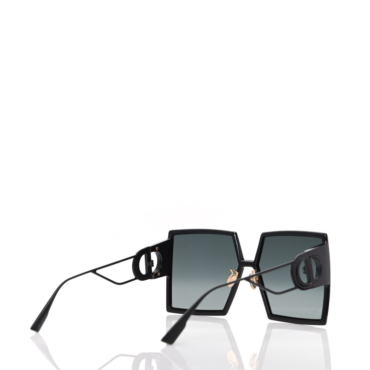 Square 30 Montaigne Sunglasses Black