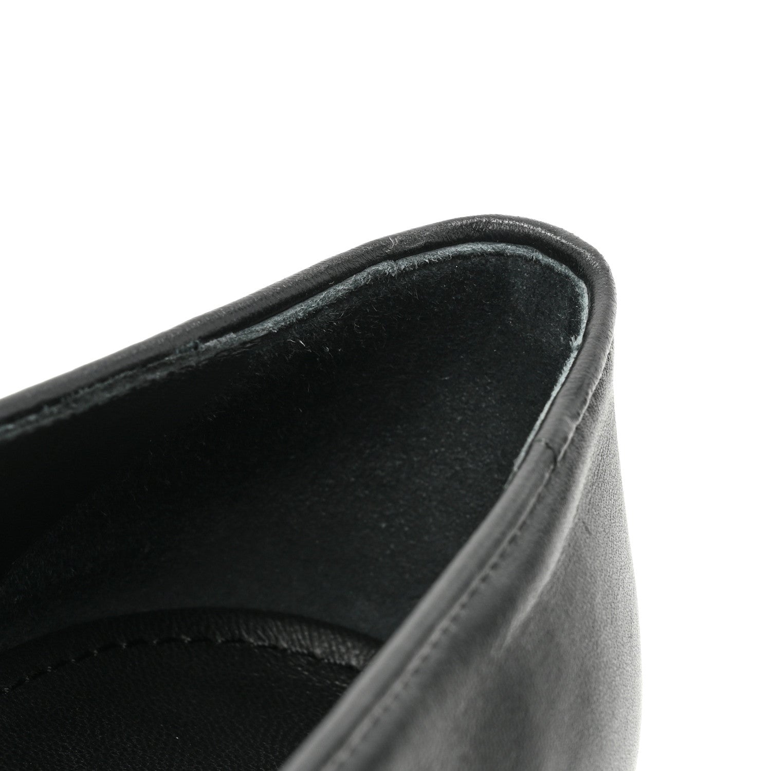 Chanel Lambskin Pearl CC Loafers 39 Black 9 of 11
