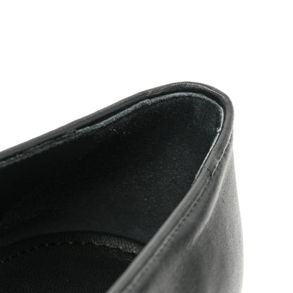 Chanel Lambskin Pearl CC Loafers 39 Black 9 of 11