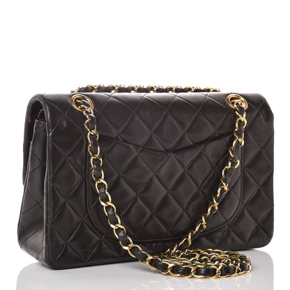 Chanel Lambskin Quilted Small Double Flap Black 4 of 14