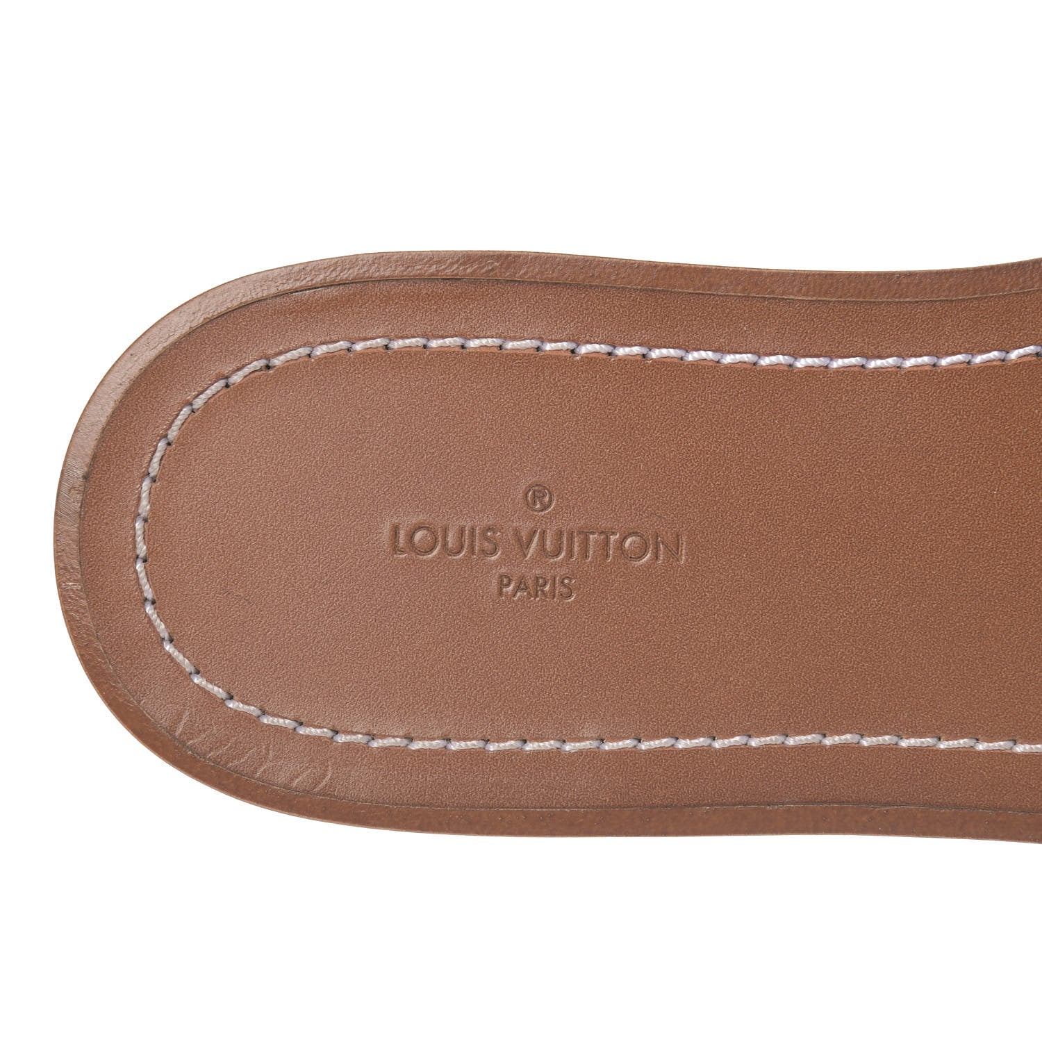 Louis Vuitton Metallic Calfskin Lock It Flat Mule 36 Gold 6 of 12