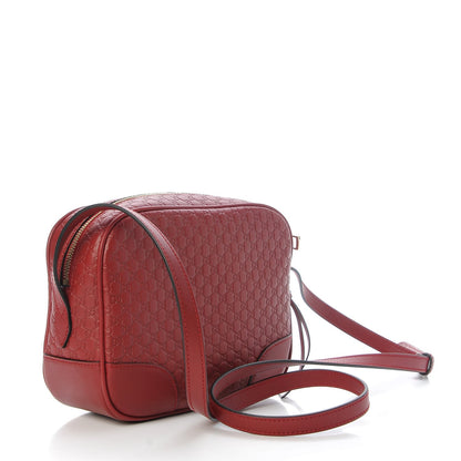 Gucci Microguccissima Mini Bree Messenger Bag Red 3 of 7