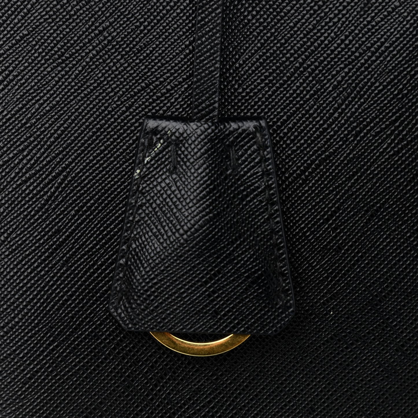 Saffiano Small Galleria Double Zip Tote Black