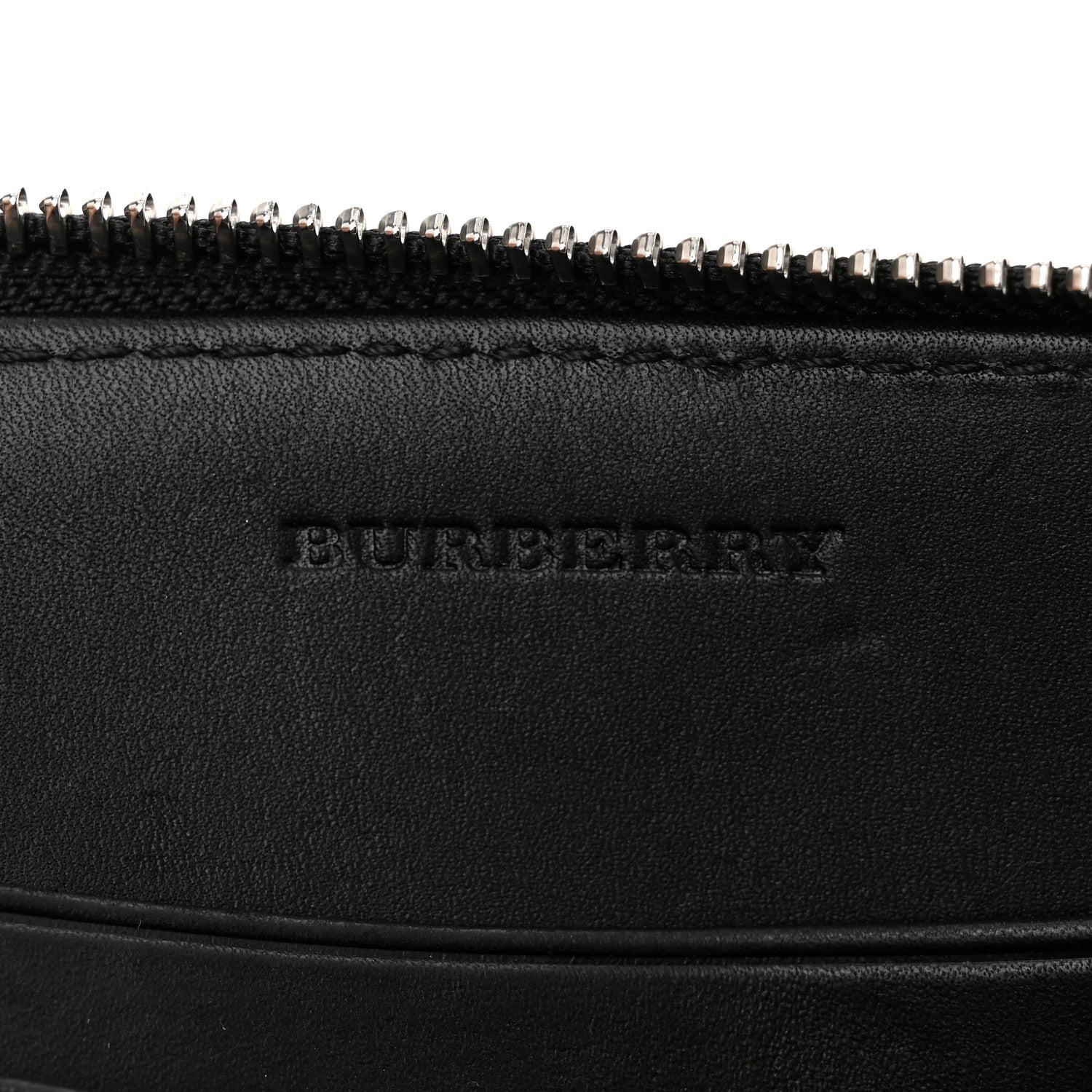 Burberry Mega Check Peyton Crossbody Clutch Bag Black 6 of 11