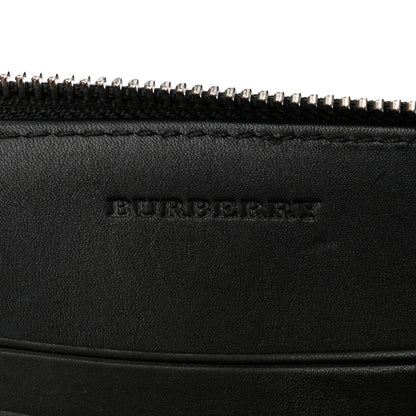 Burberry Mega Check Peyton Crossbody Clutch Bag Black 6 of 11