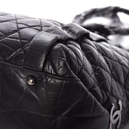 Chanel Aged Calfskin Vintage Ligne Lady Braid Tote Black 9 of 12