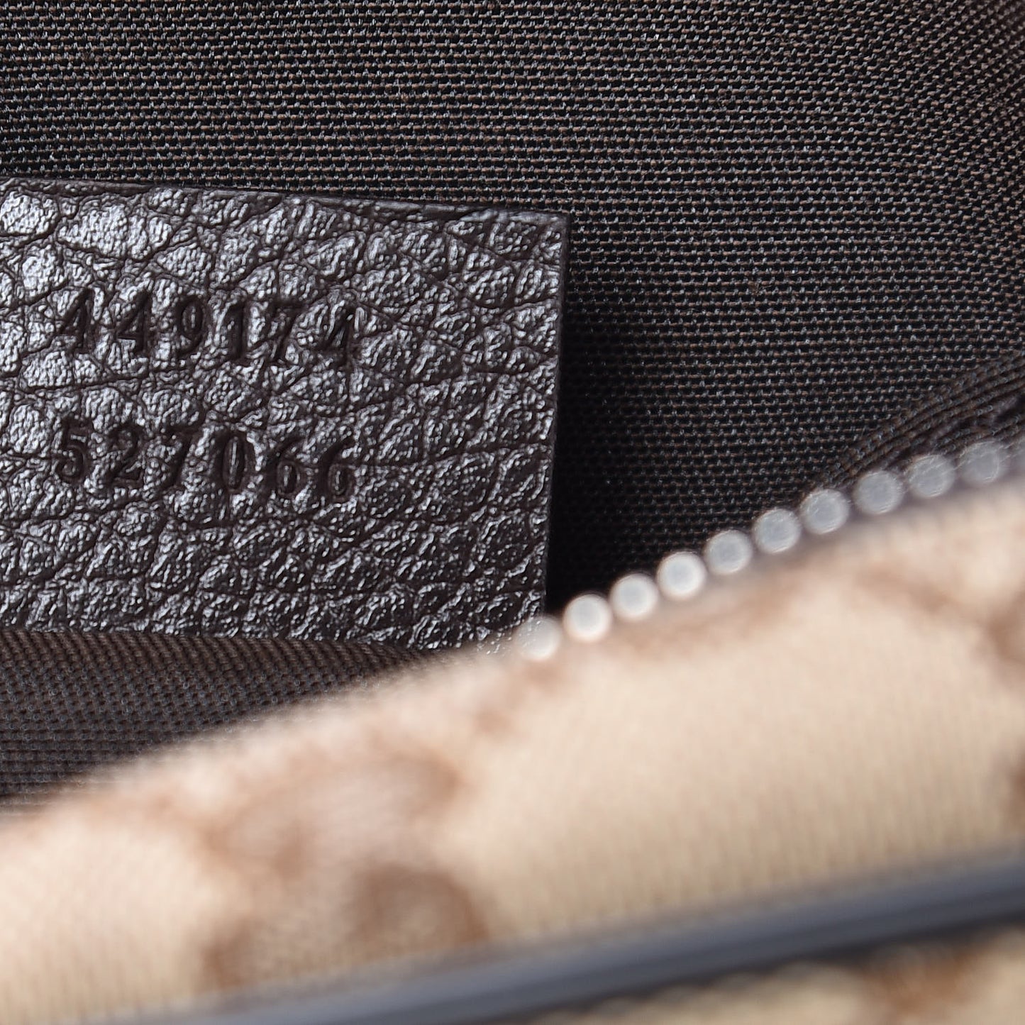 Monogram Belt Bag Dark Brown