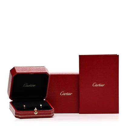 Cartier 18K Pink Gold Small LOVE Hoop Earrings 5 of 5