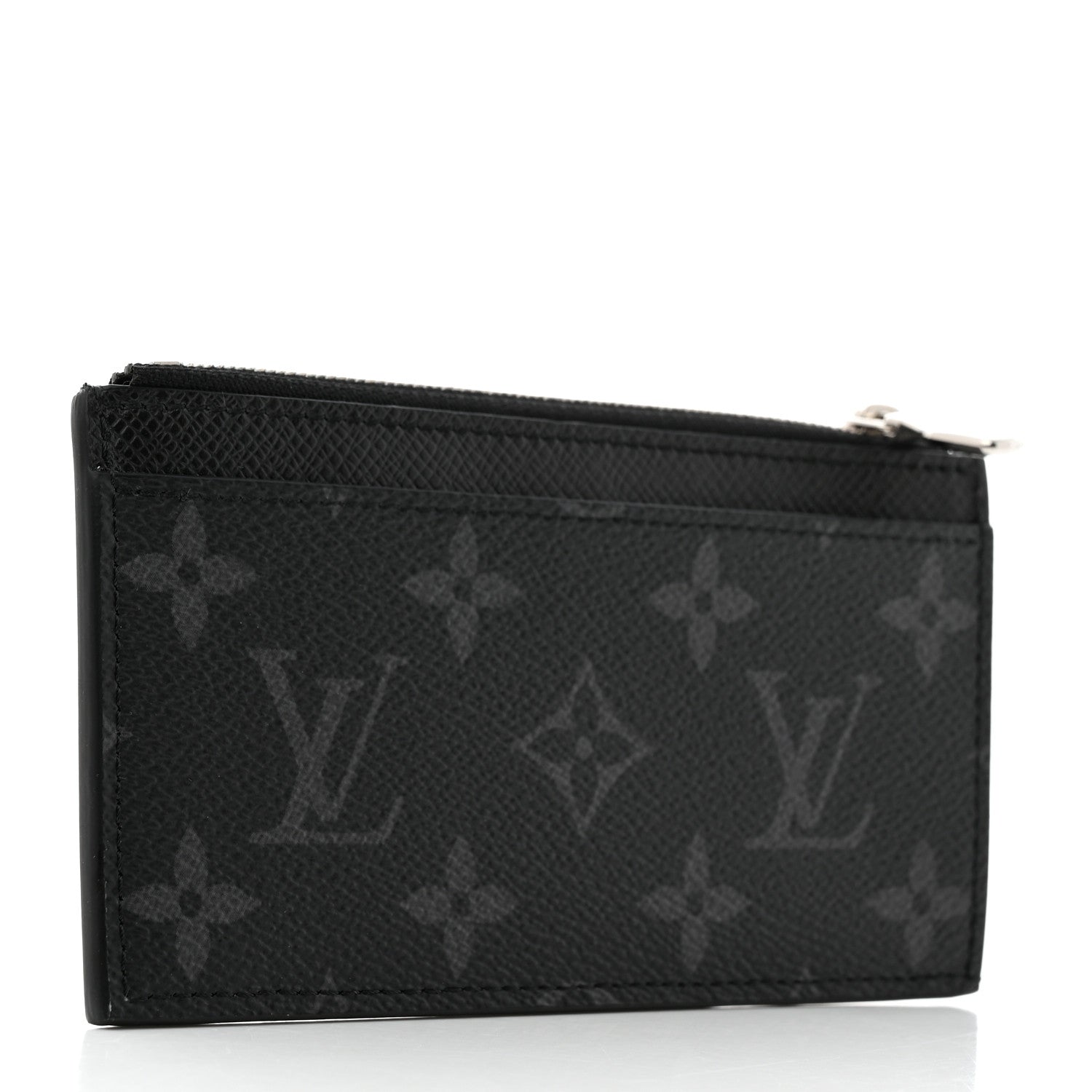 Louis Vuitton Monogram Eclipse Taiga Coin Card Holder 3 of 6