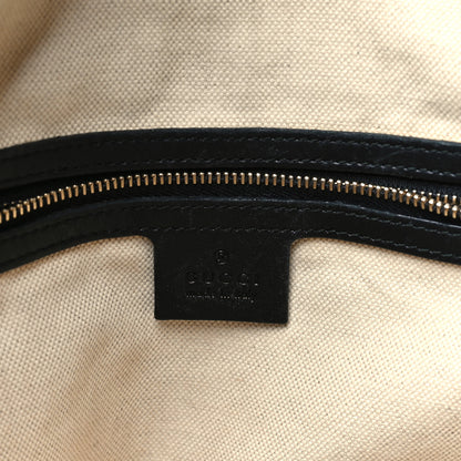Gucci Guccissima Medium Bree Foldover Tote Black 6 of 13