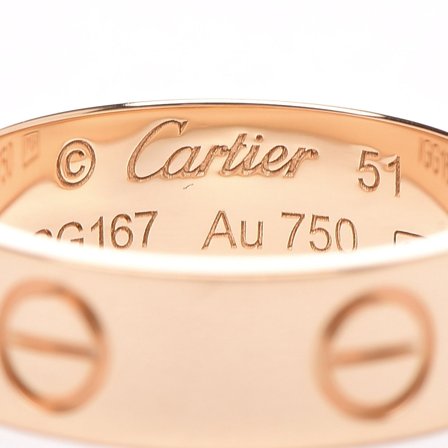 18K Yellow Gold 5.5mm LOVE Ring 51 5.75