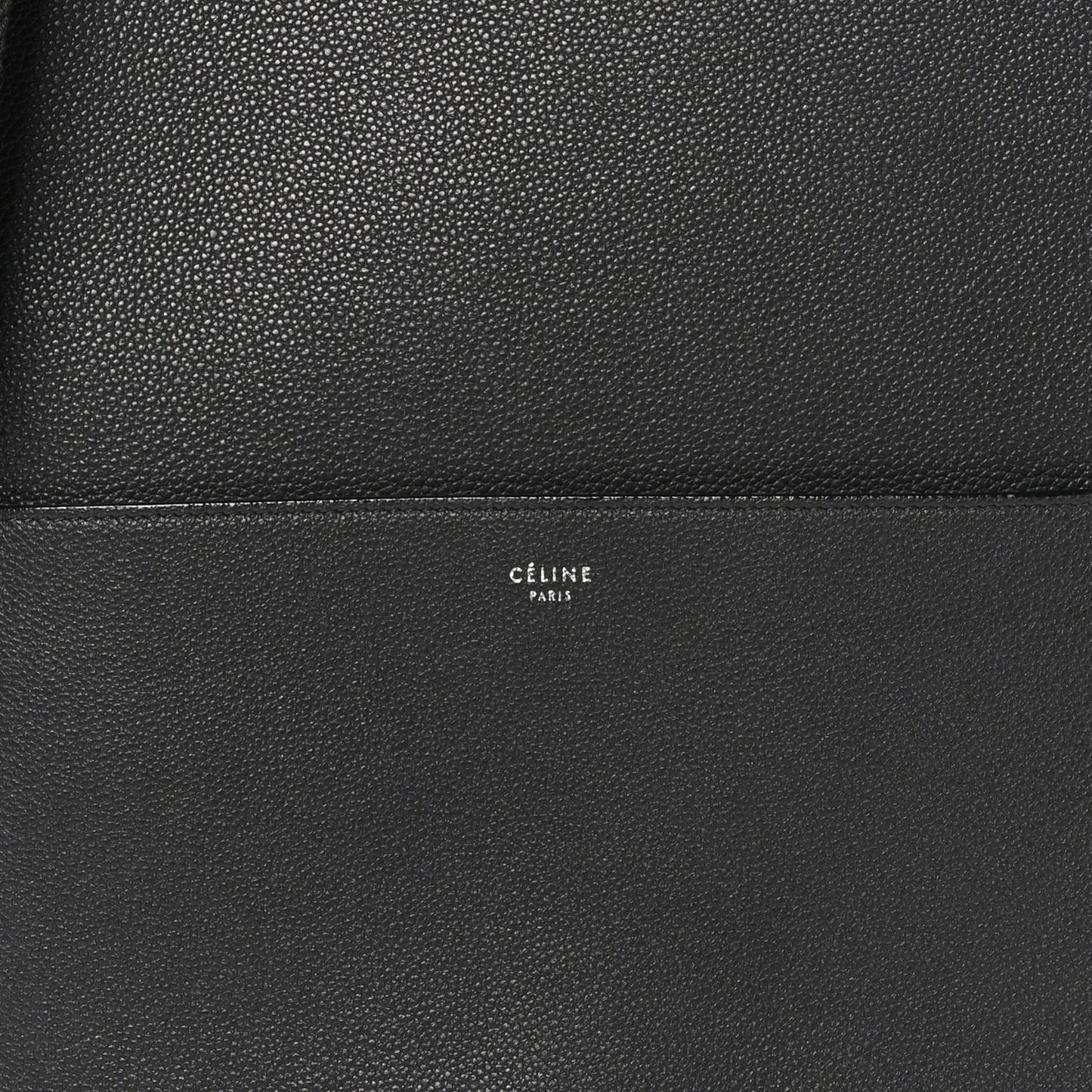 Soft Grained Calfskin Sangle Bucket Bag Black