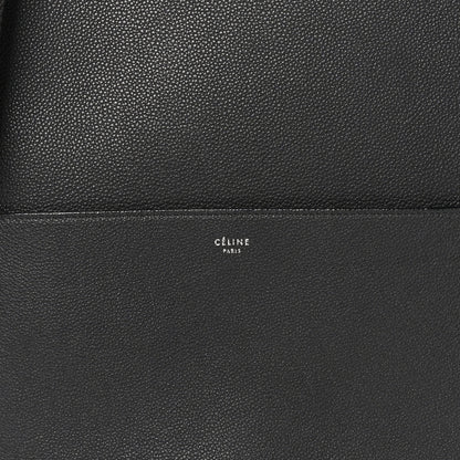 Celine Soft Grained Calfskin Sangle Bucket Bag Black 6 of 11