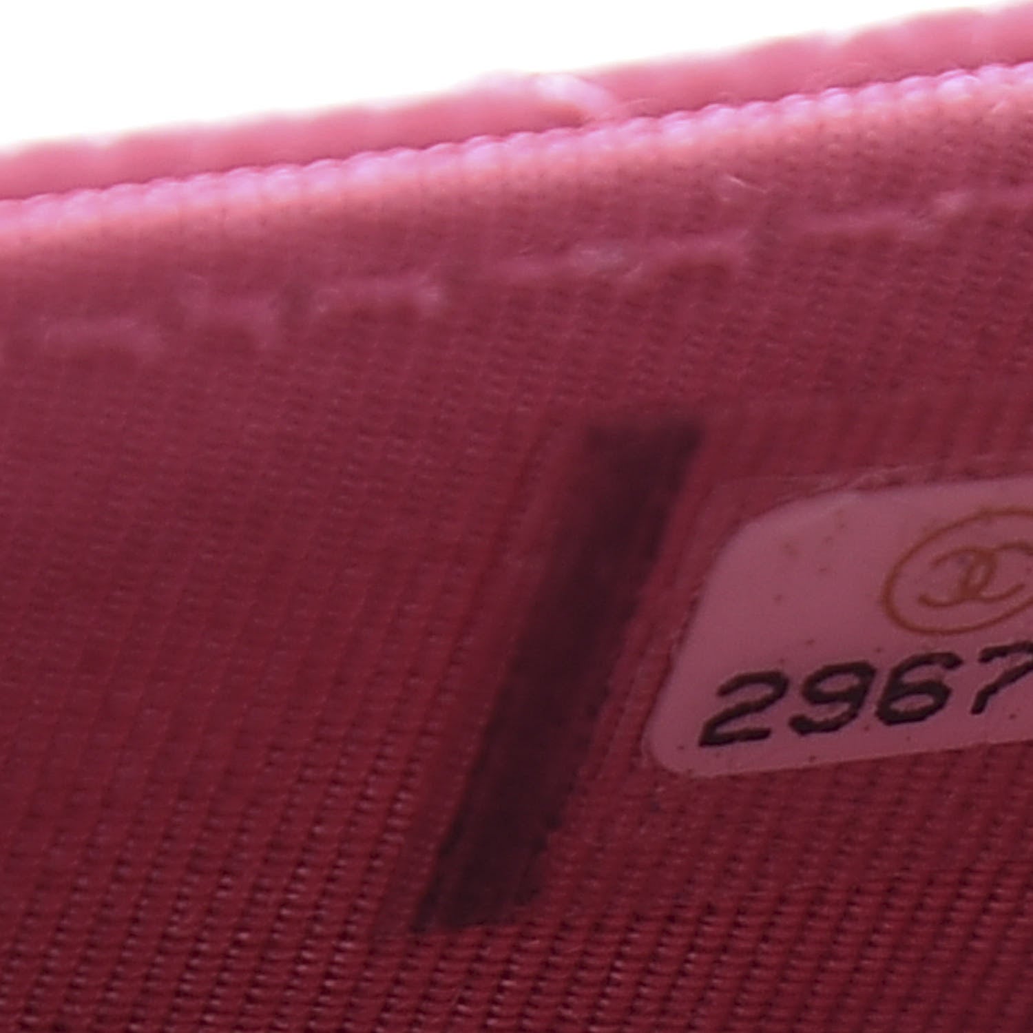 Chanel Caviar Quilted Flap Card Holder Wallet Pink 7 of 10