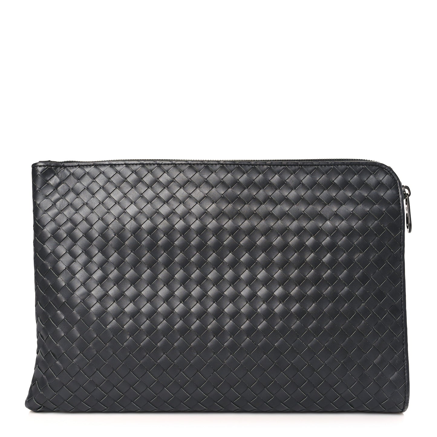 Nappa Intrecciato Document Case Grey