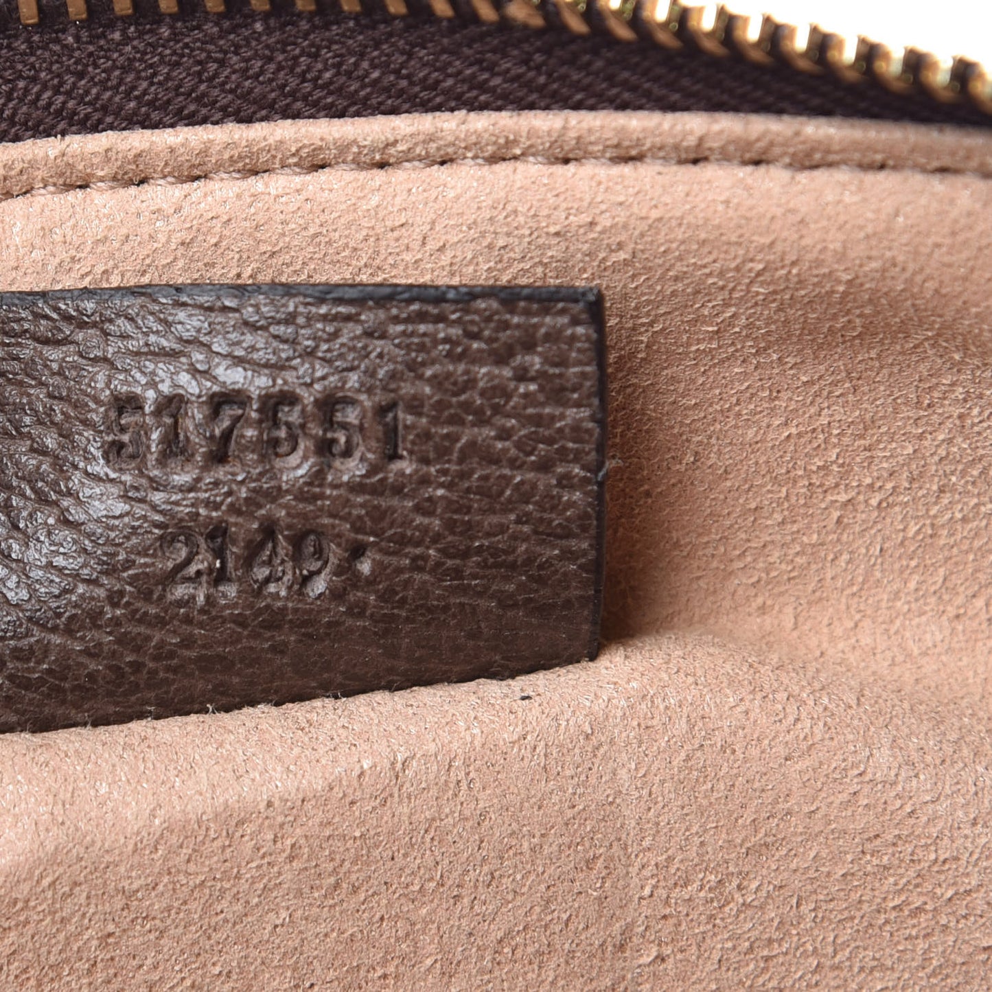 GG Supreme Monogram Large Ophidia Pouch Clutch Brown