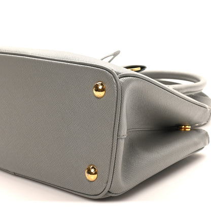 Prada Saffiano Lux Small Galleria Double Zip Tote Nube 9 of 10
