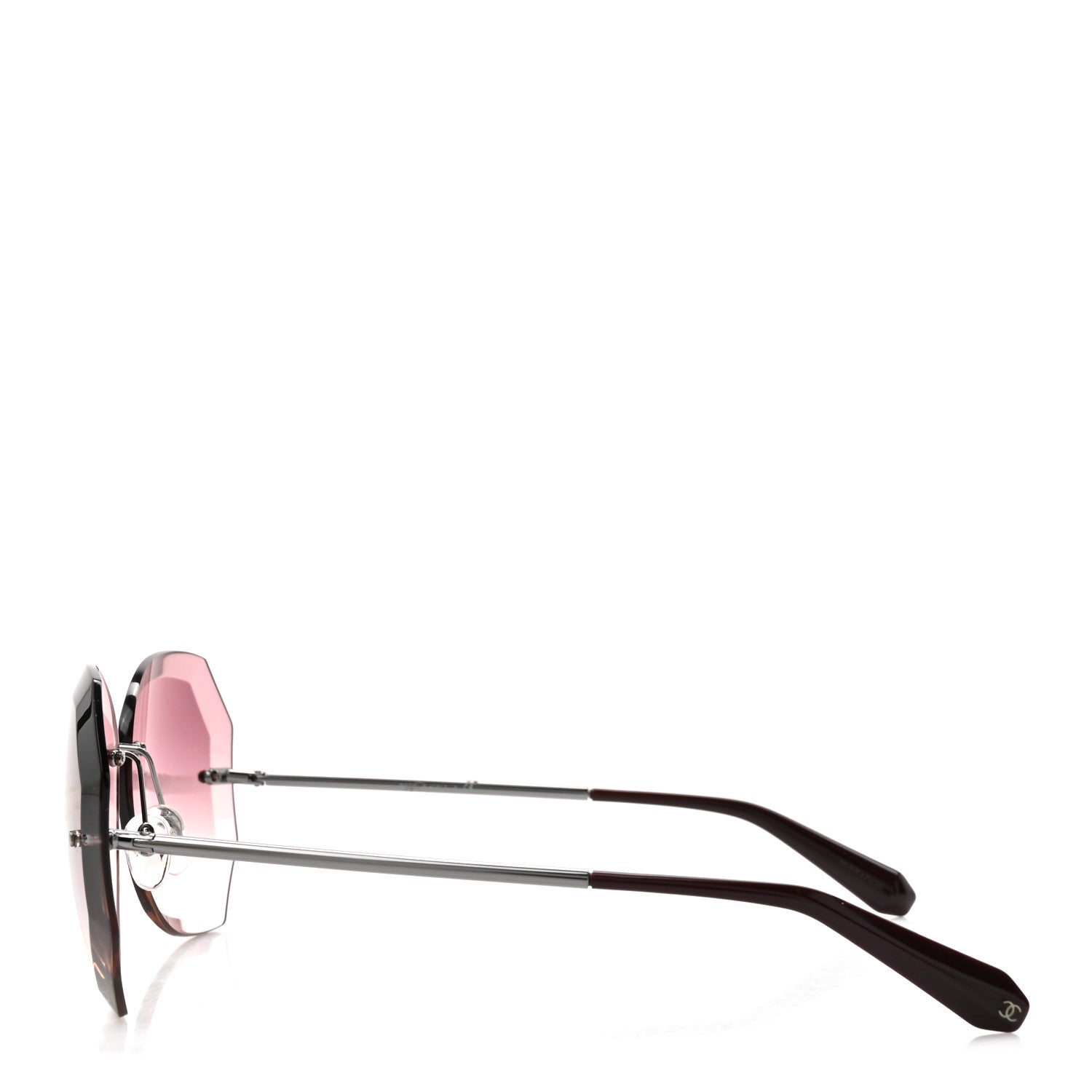 Chanel Metal Spring Round Sunglasses 4220 Pink 3 of 6