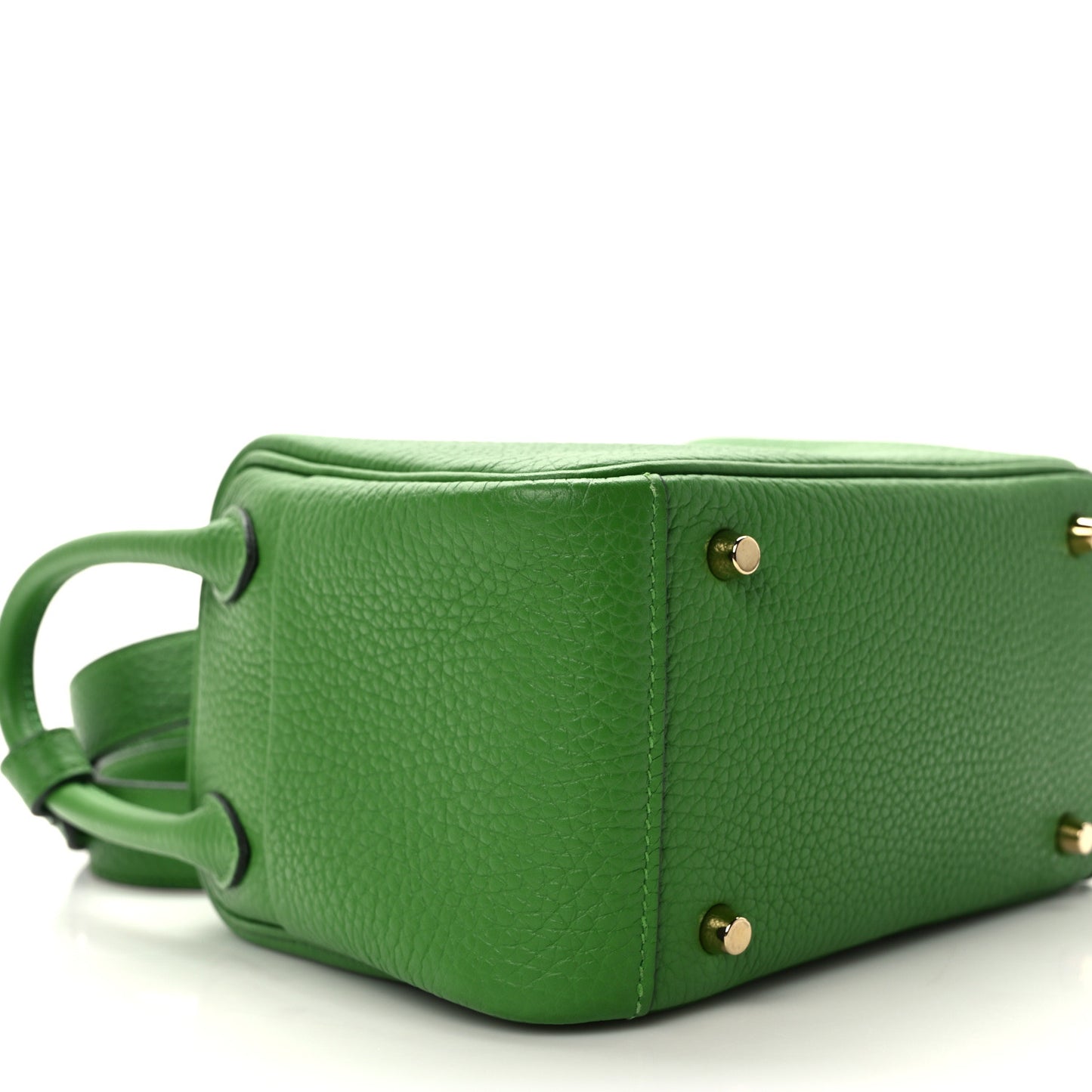 Taurillon Clemence Mini Lindy 20 Vert Yucca