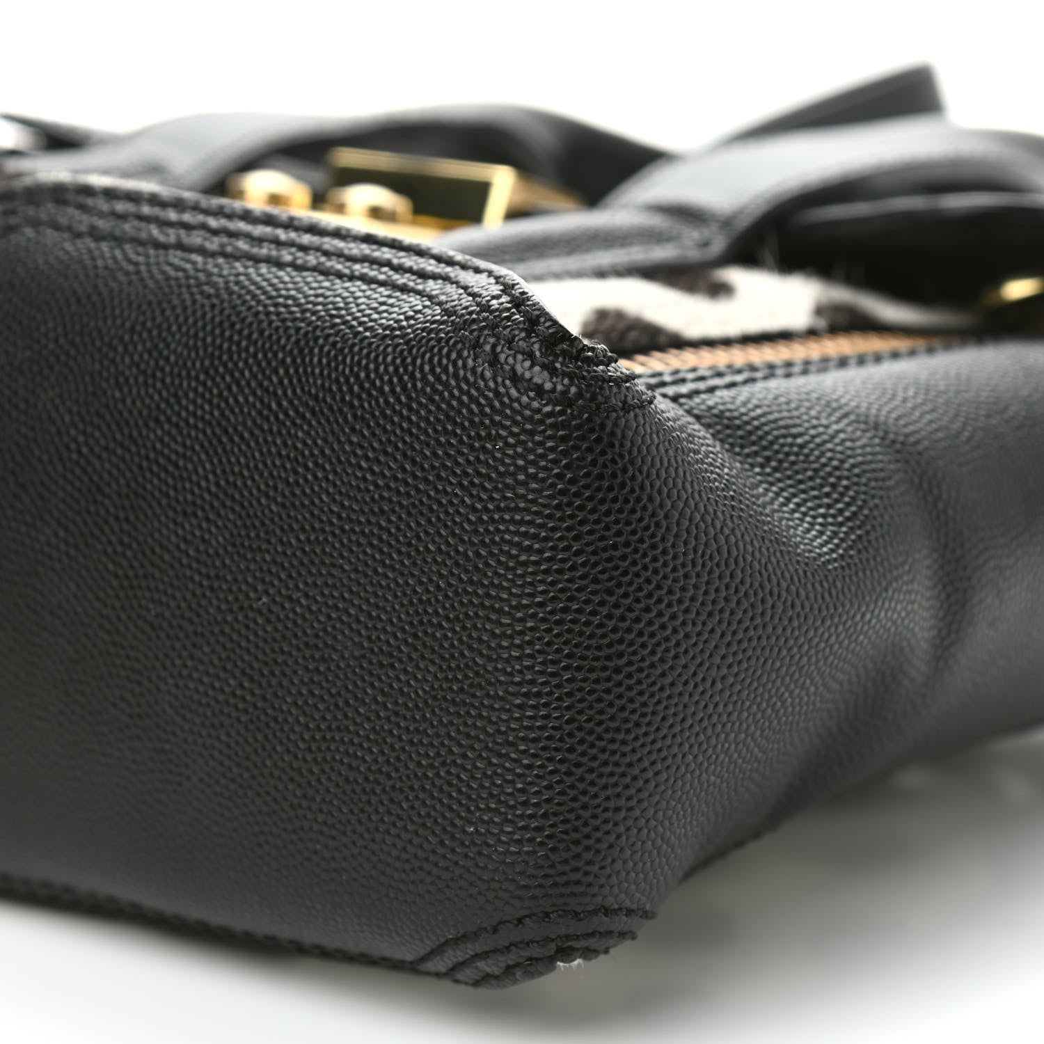 3.1 Phillip Lim Calf Hair Polka Dot Mini Pashli Satchel Black White 9 of 9