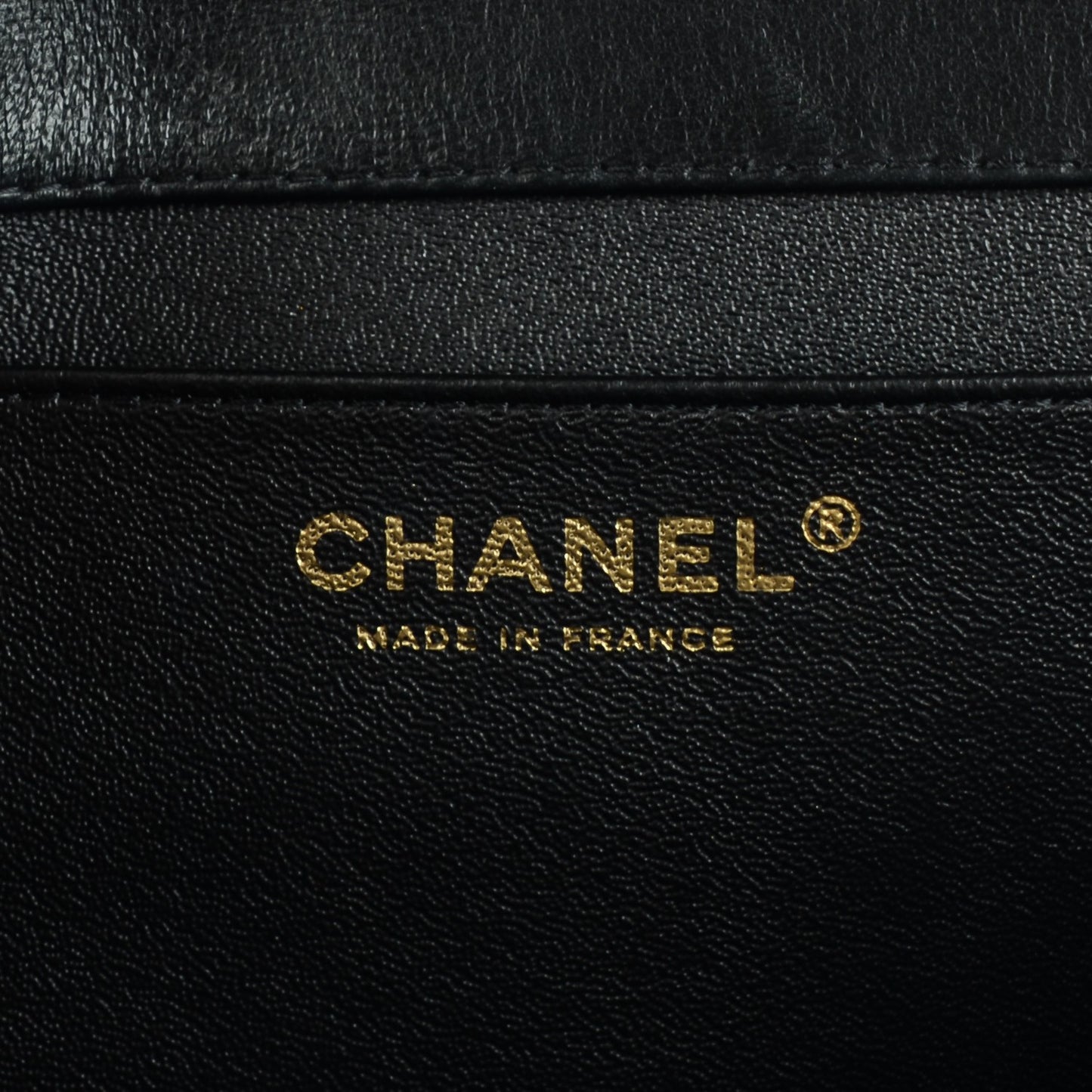 Lambskin Quilted Clutch With Chain Flap Black