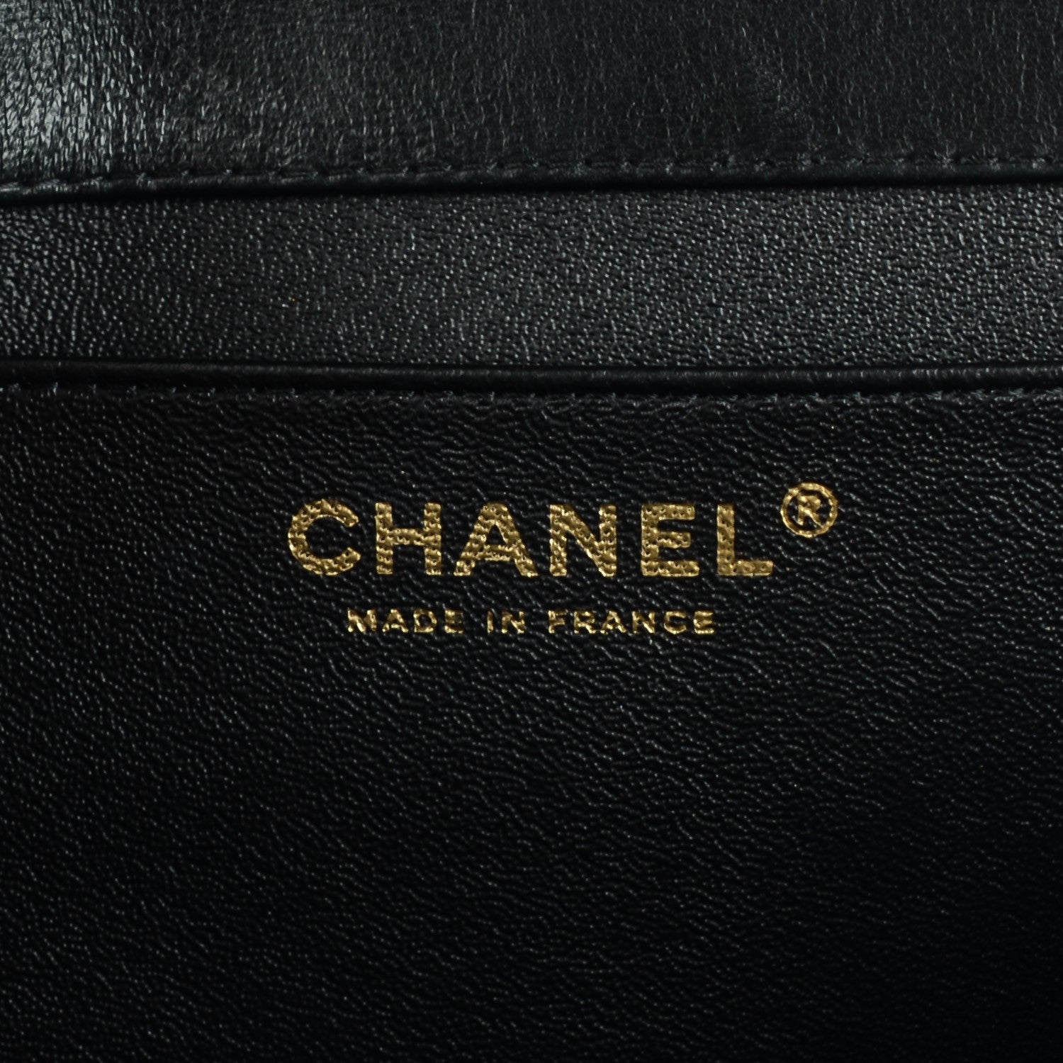 Chanel Lambskin Quilted Clutch With Chain Flap Black 7 of 9