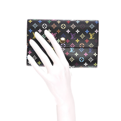 Louis Vuitton Monogram Multicolor Alexandra Wallet Black 2 of 10
