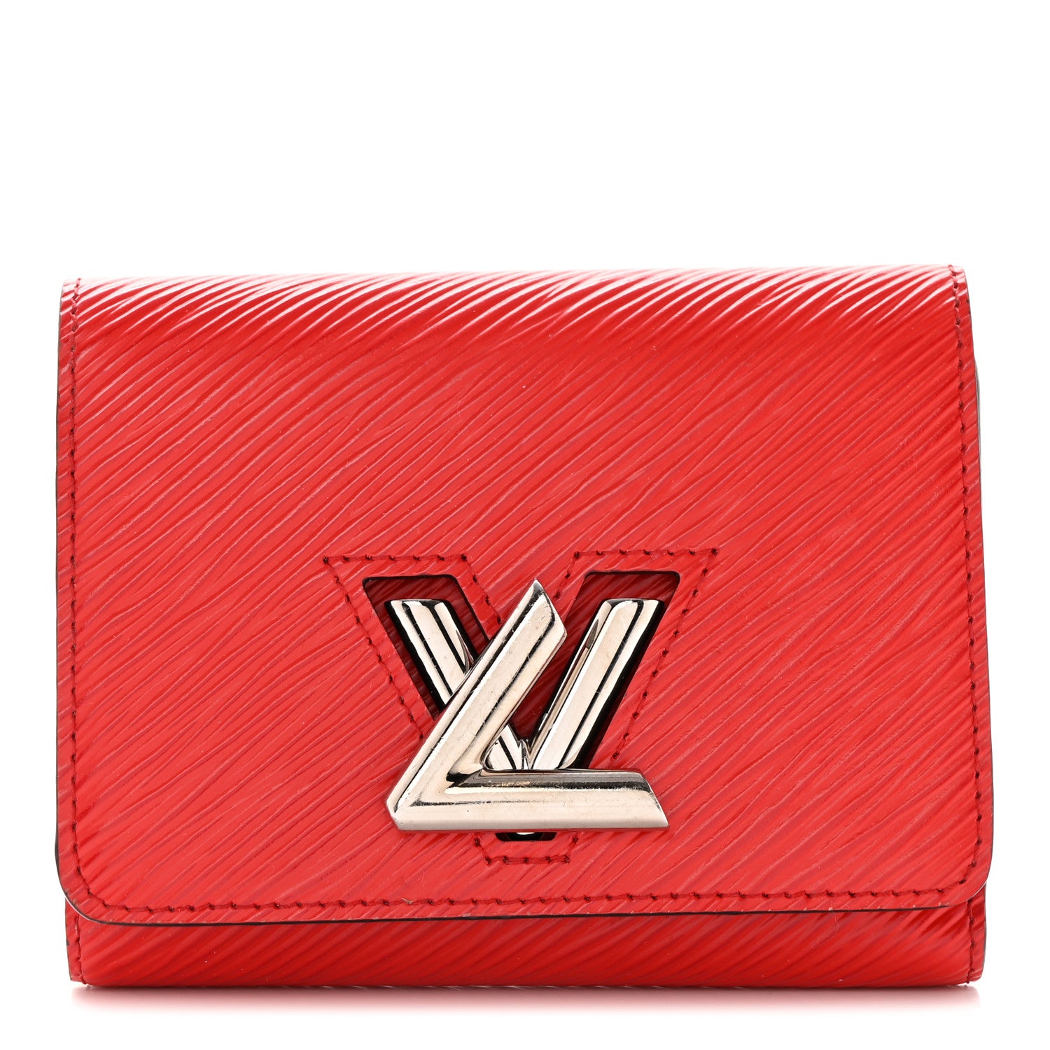 Louis Vuitton Epi Twist Compact Wallet Coquelicot 1 of 7