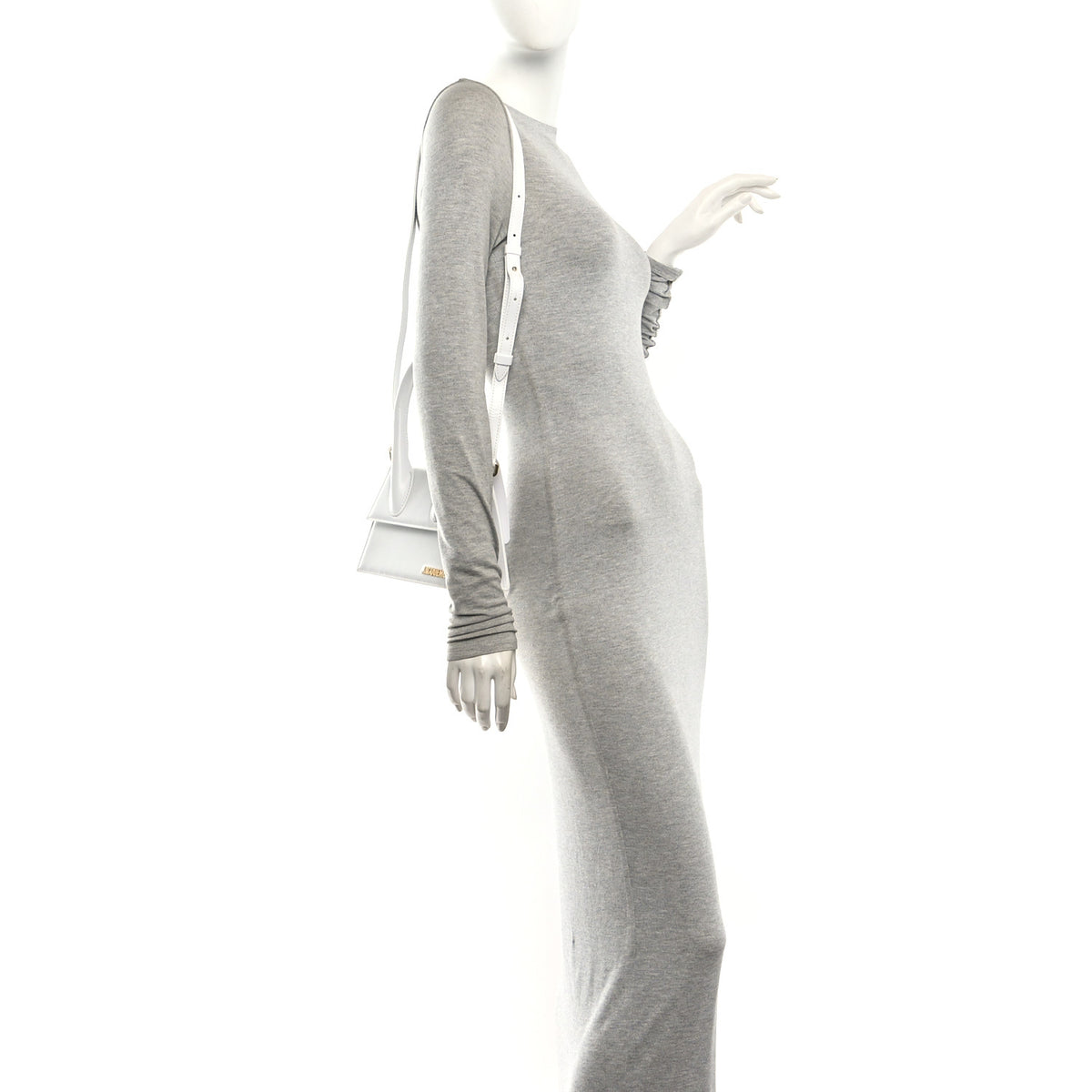 Jacquemus Smooth Calfskin Le Chiquito Moyen White 2 of 10