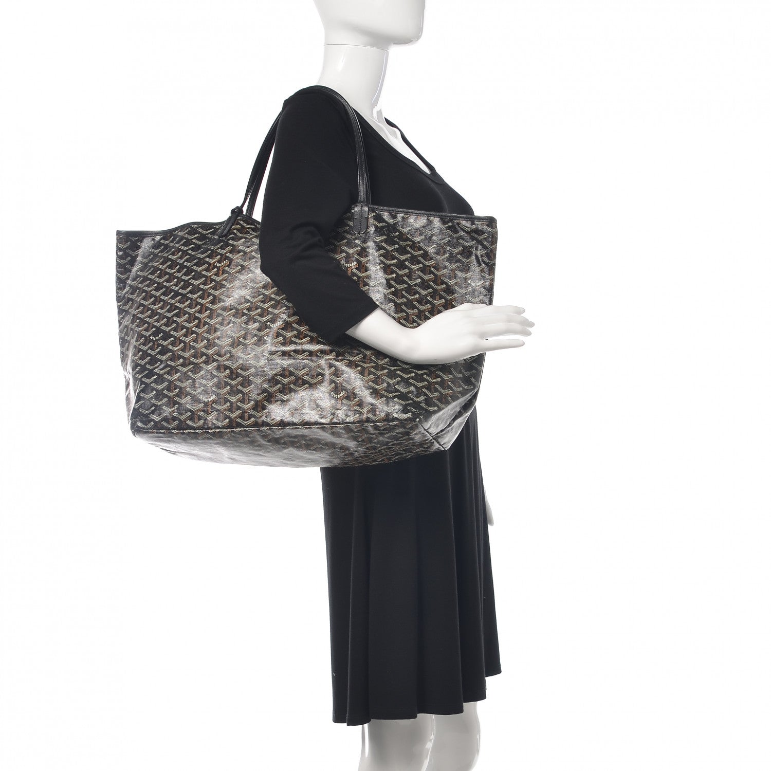 Goyard Goyardine Saint Louis GM Black 2 of 15