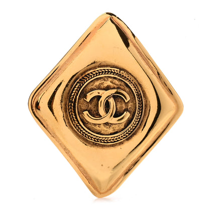 Chanel Metal CC Brooch Gold 1 of 4