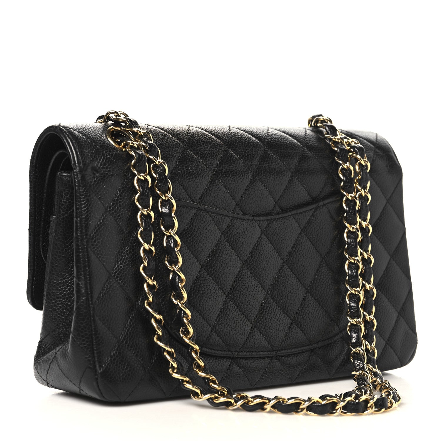 Chanel Caviar Quilted Medium Double Flap Black 3 of 10