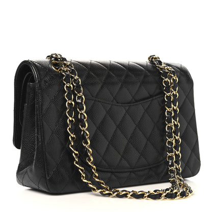 Chanel Caviar Quilted Medium Double Flap Black 3 of 10
