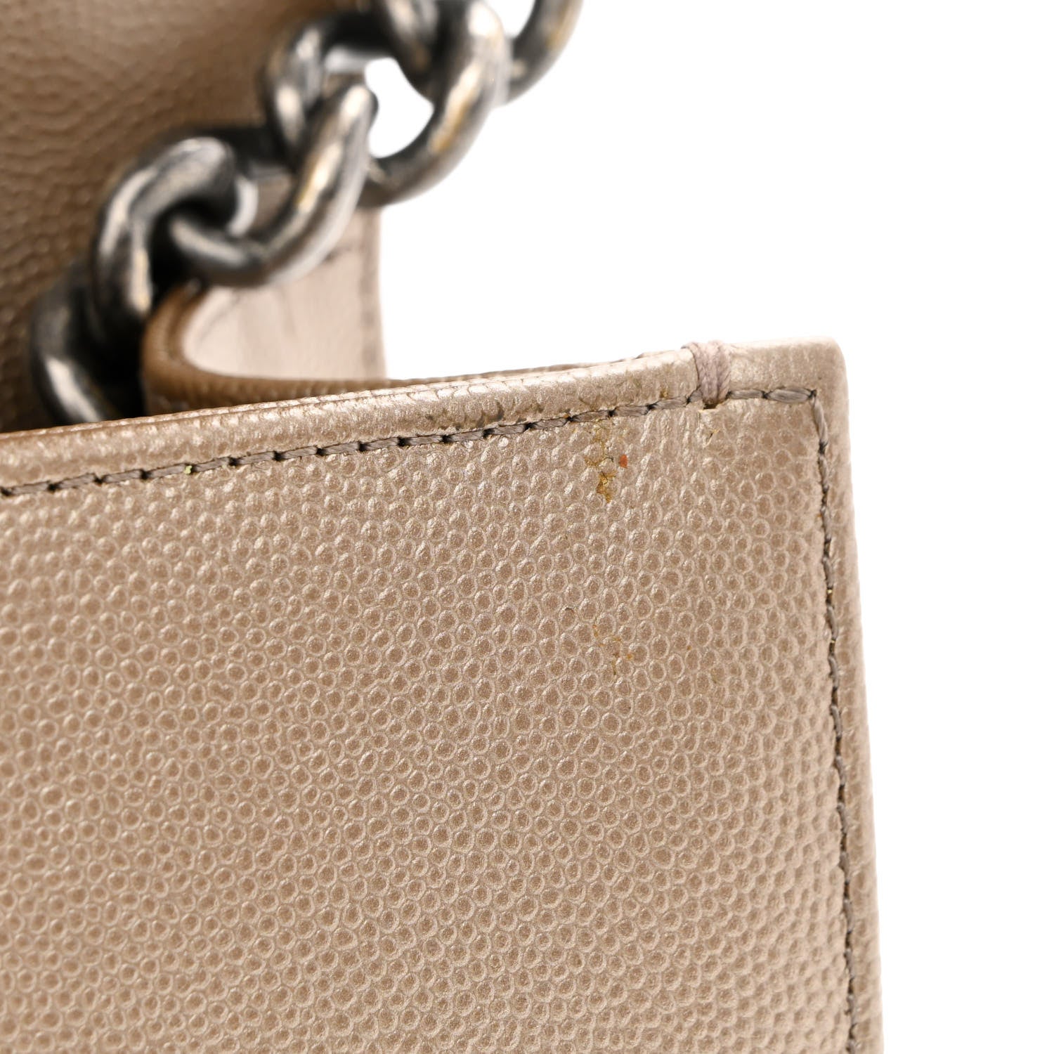 Chanel Metallic Caviar Quilted Medium Boy Flap Copper 12 of 12