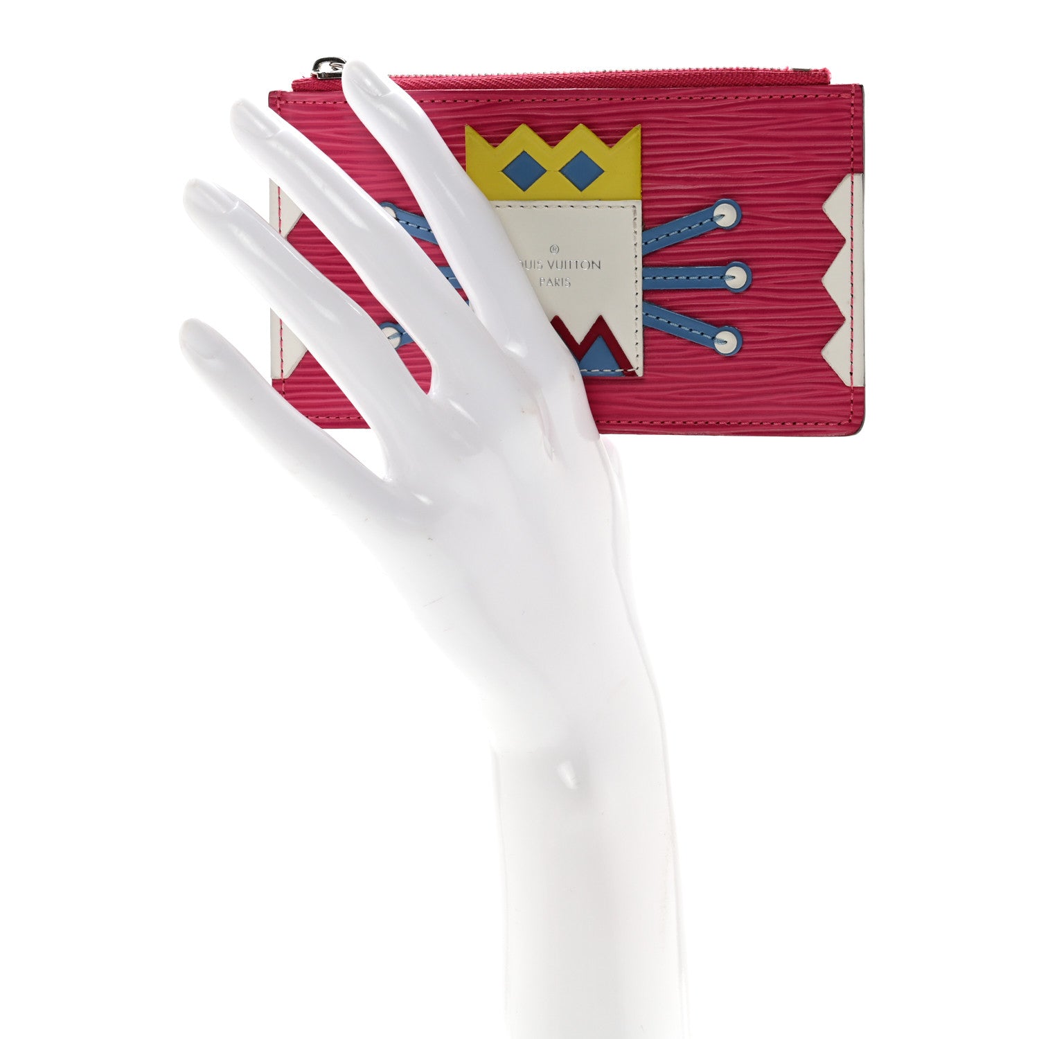 Louis Vuitton Epi Tribal Mask Key Pouch Pivoine 2 of 10