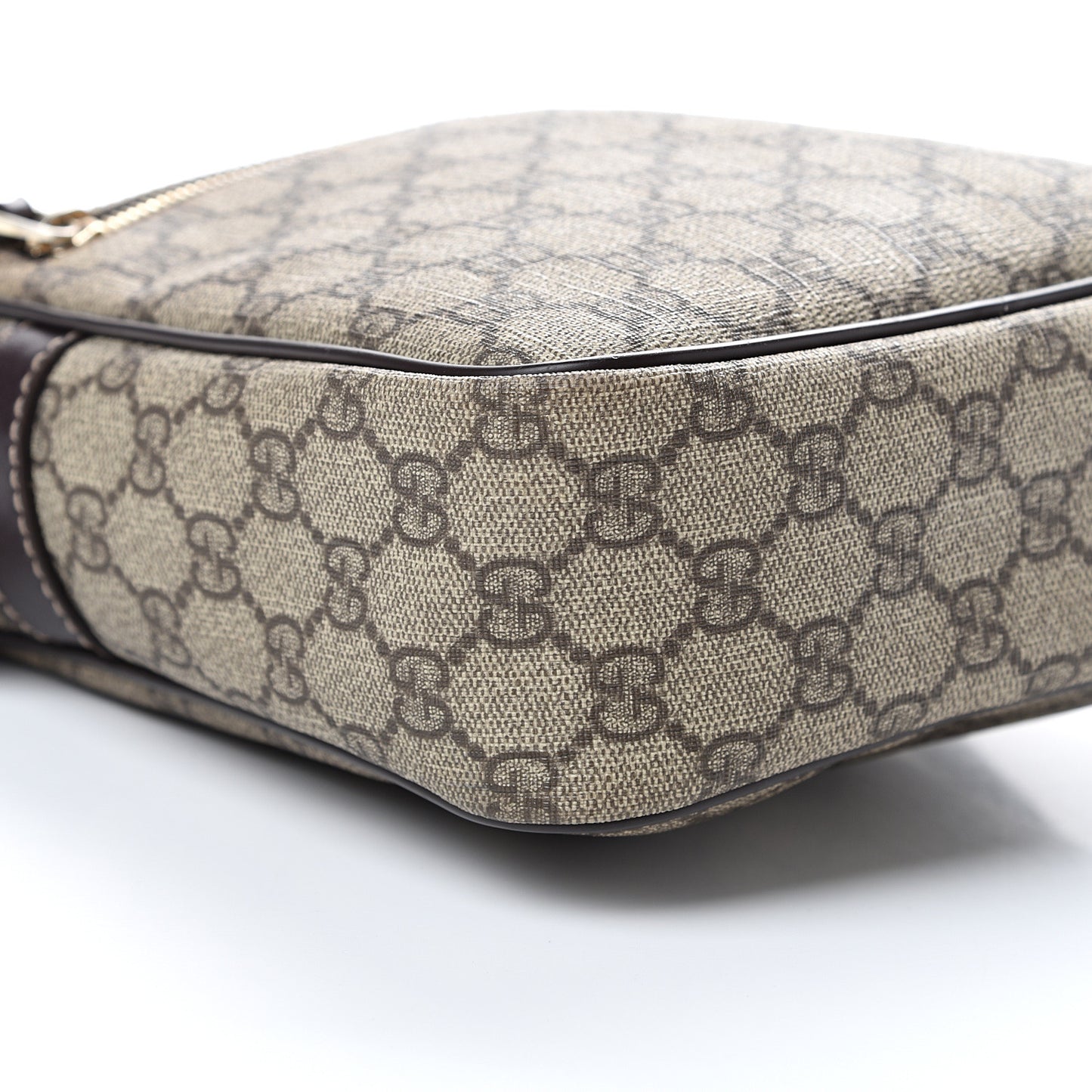 GG Plus Monogram Messenger Bag Dark Brown