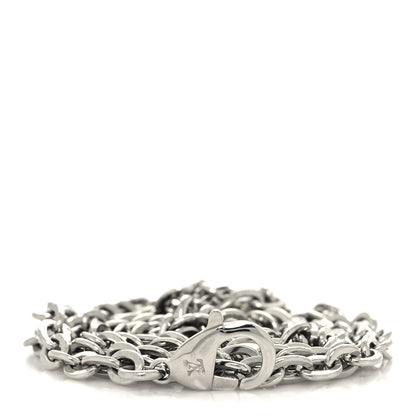 Louis Vuitton Felicie Chain Long Shoulder Strap Silver 1 of 3