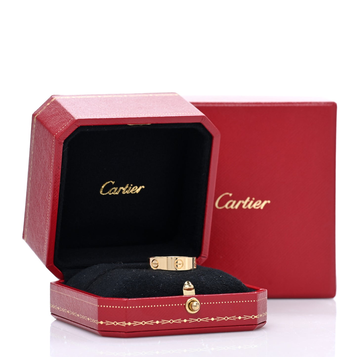 18K Yellow Gold 5.5mm LOVE Ring 56 7.5