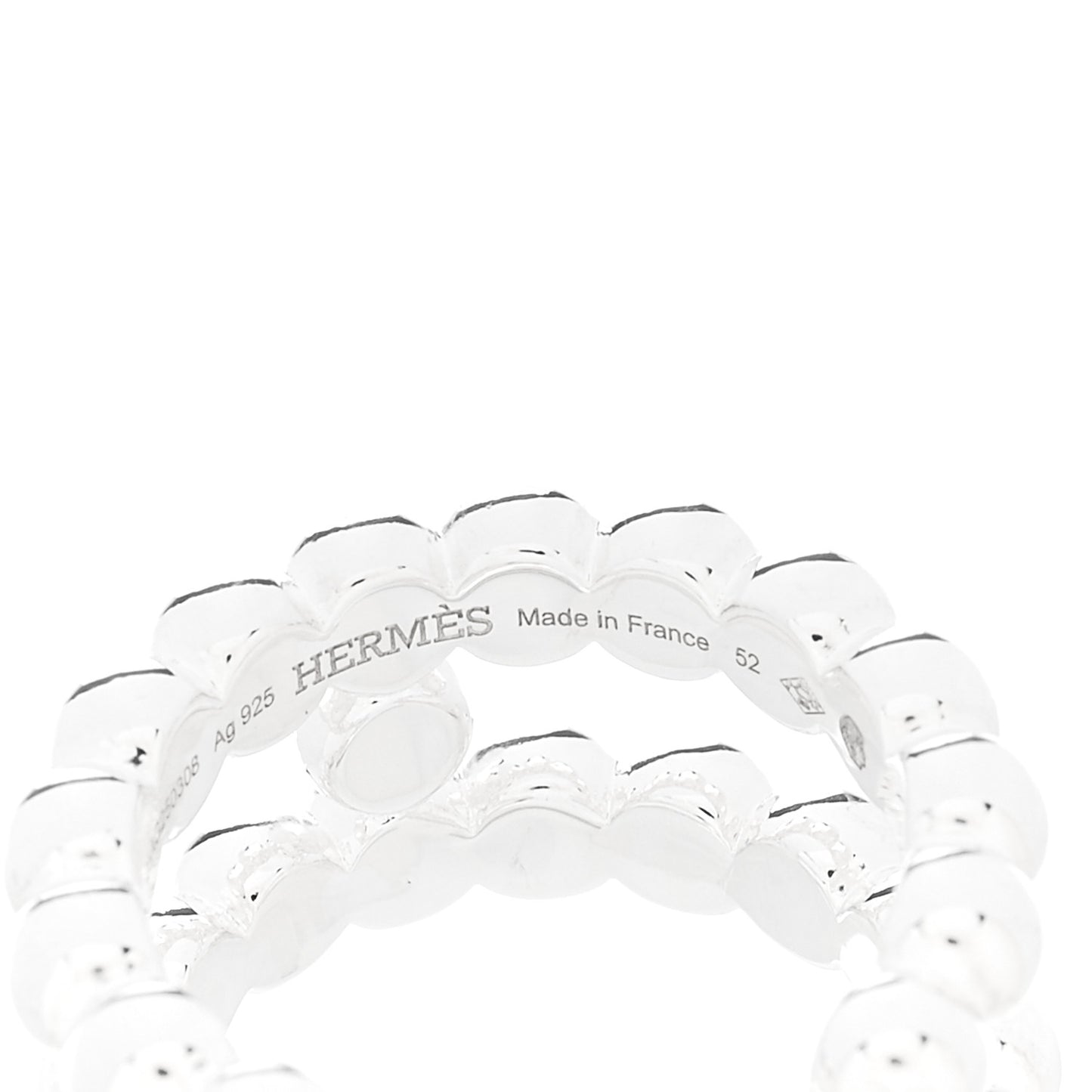 Sterling Silver Chaine d'Ancre Alea II Ring
