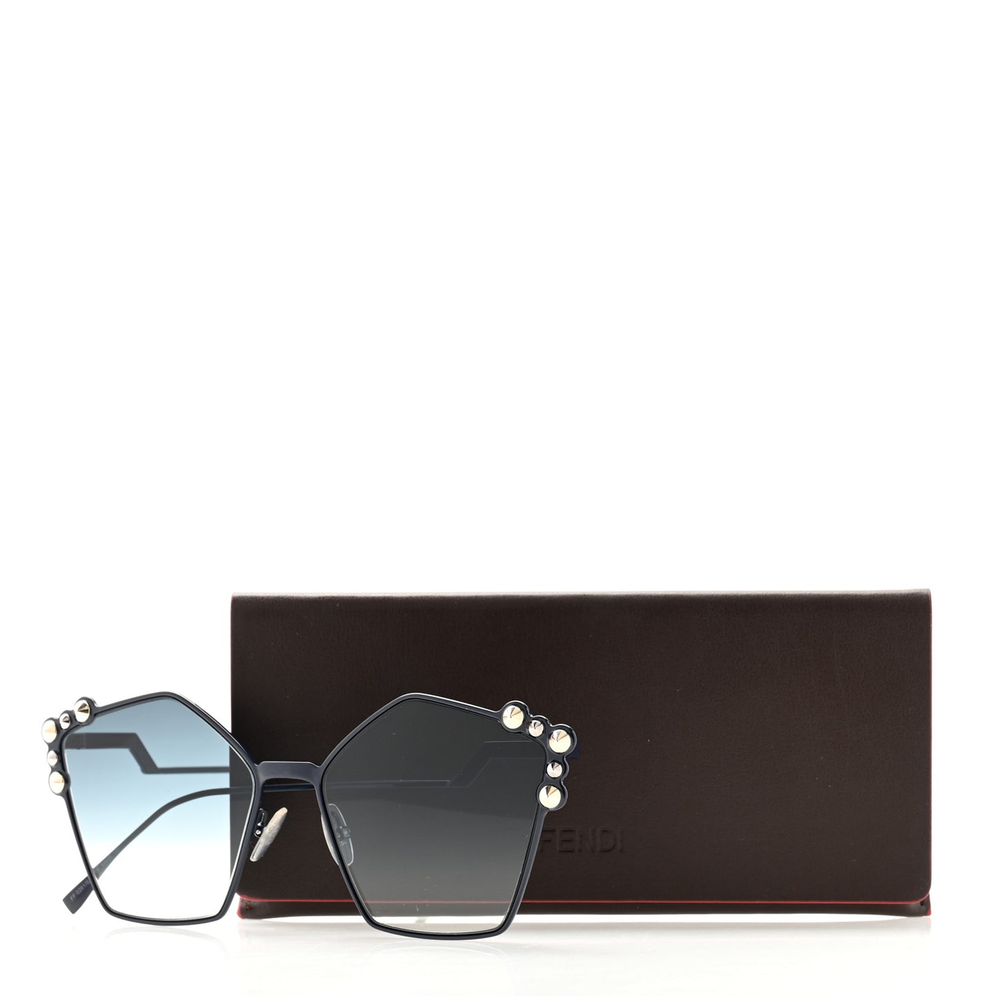 Geometric Dots Sunglasses FF 0261/S Dark Blue
