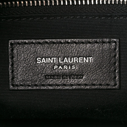 Saint Laurent Lambskin Quilted Small Loulou Puffer Monogram Chain Satchel Concrete 6 of 11
