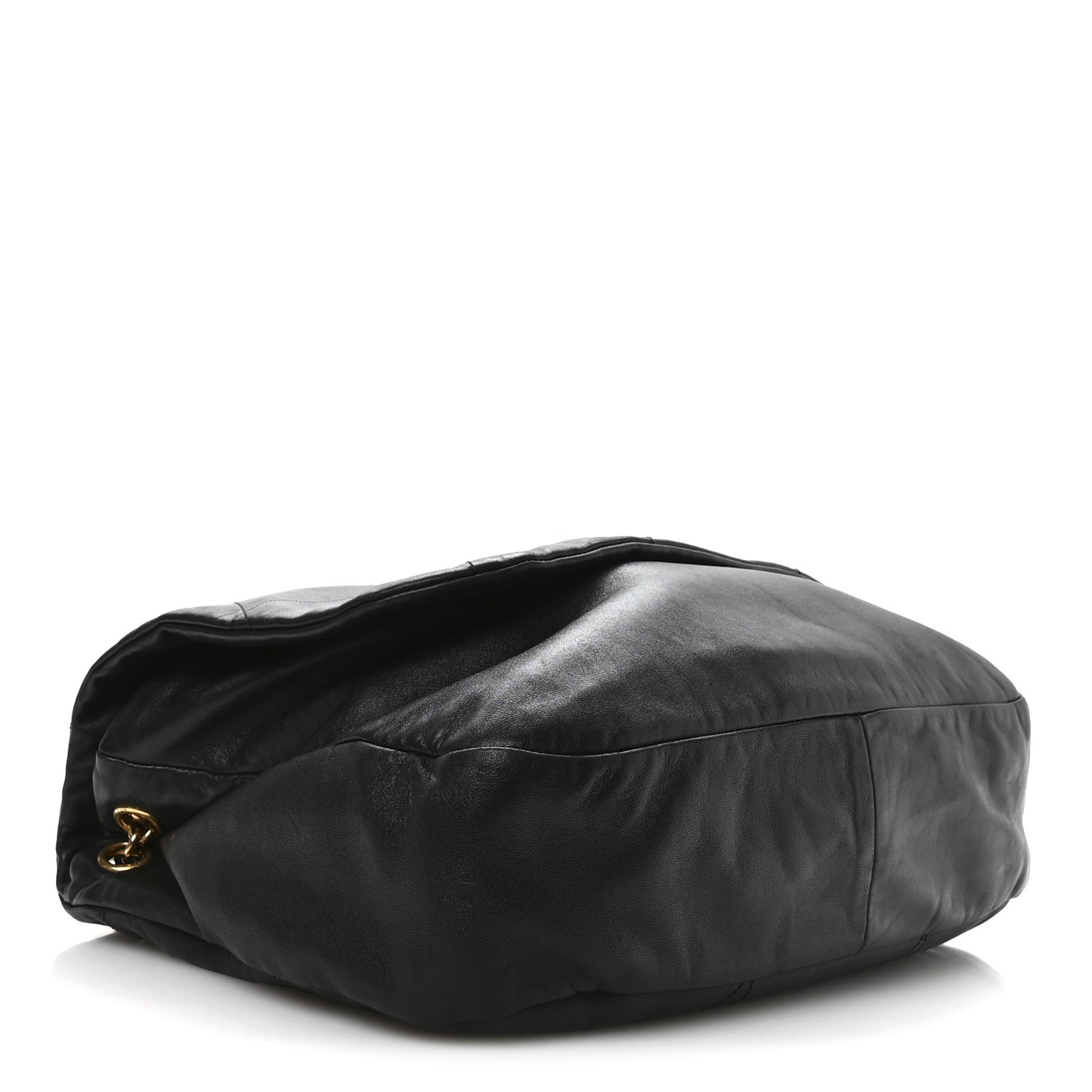 Lambskin Matelasse Monogram Large Jamie 4.3 Black